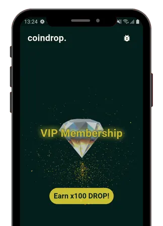 CoinDrop membership plans with free and premium reward tiers